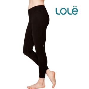 Lolë Parisia Ankle Leggings Live Out Loud Everyday Black Authentic Branded